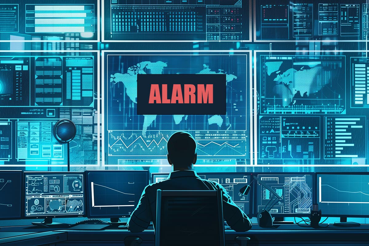 Alarm im Kontrollraum