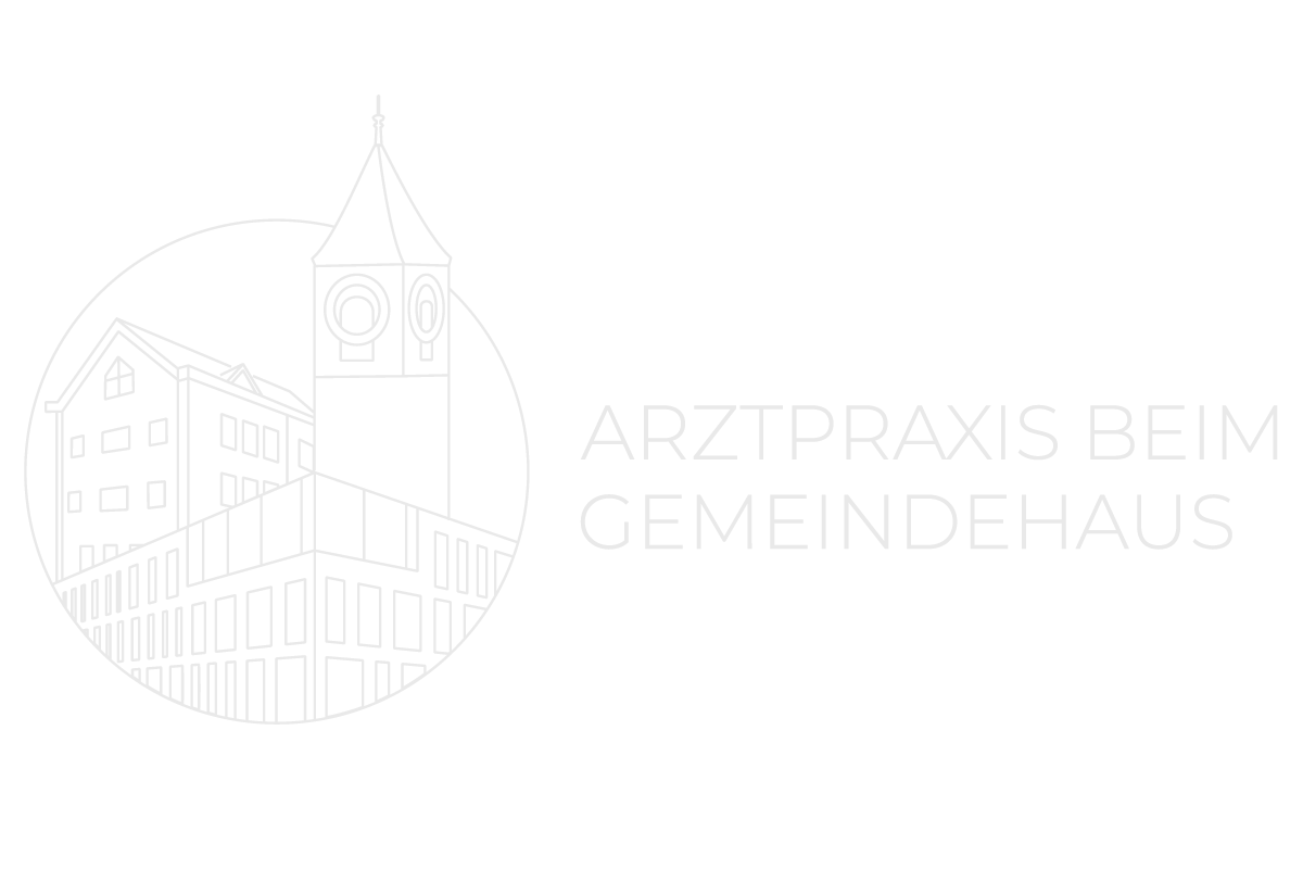 Arztpraxis beim Gemeindehaus (Logo)