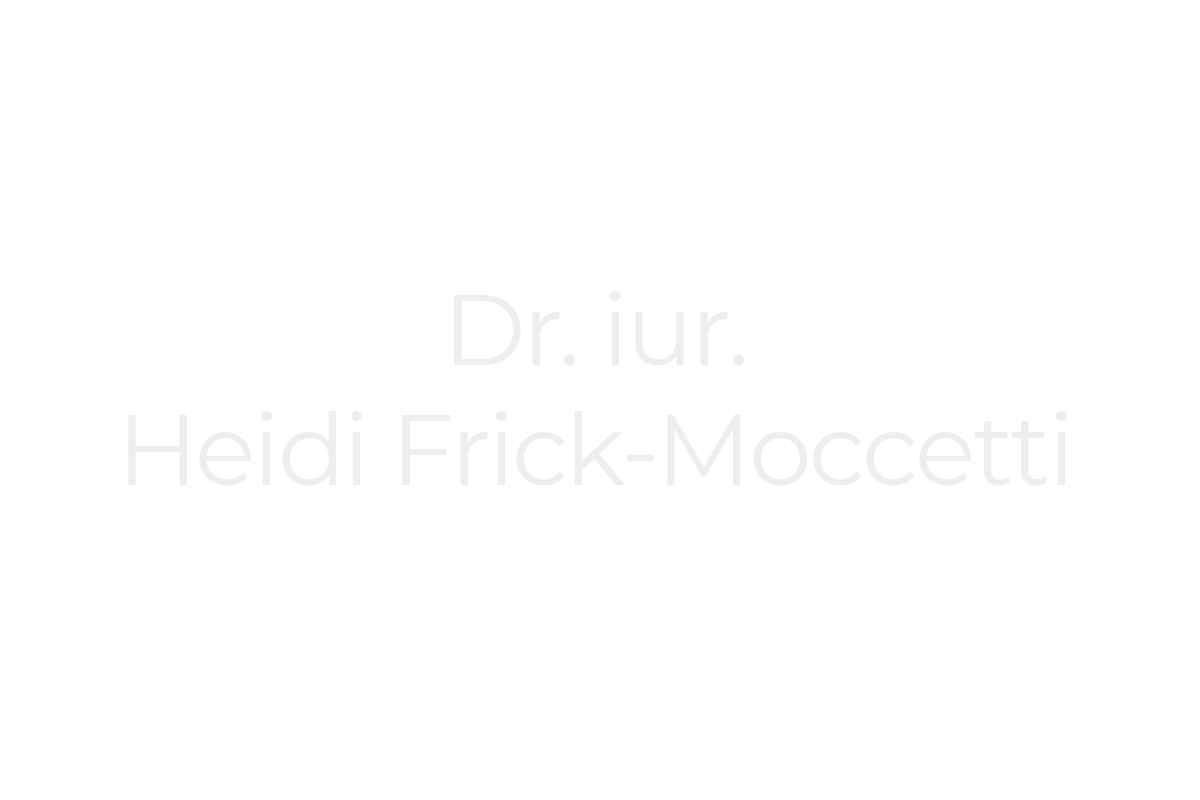 Dr. iur. Heidi Frick-Moccetti