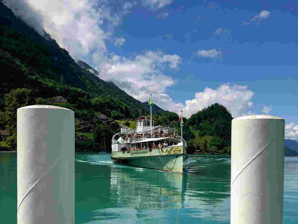 Raddampfer auf dem Brienzersee (JPEG 10)