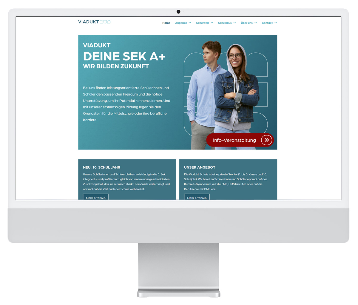 Homepage der Viadukt Schule