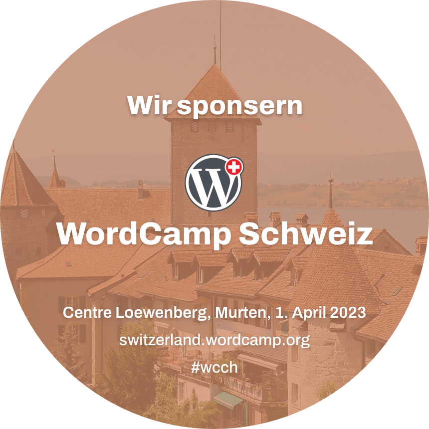 Sponsor WordCamp Schweiz 2023